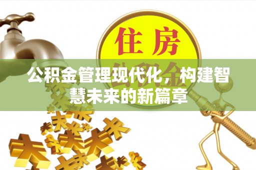 琼海公积金管理现代化，构建智慧未来的新篇章