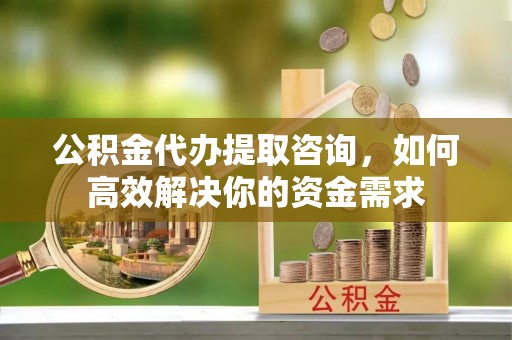 琼海公积金代办提取咨询，如何高效解决你的资金需求