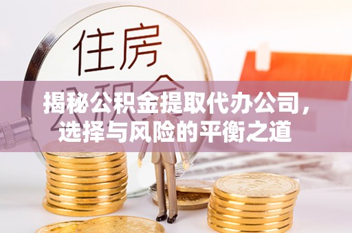 琼海揭秘公积金提取代办公司，选择与风险的平衡之道
