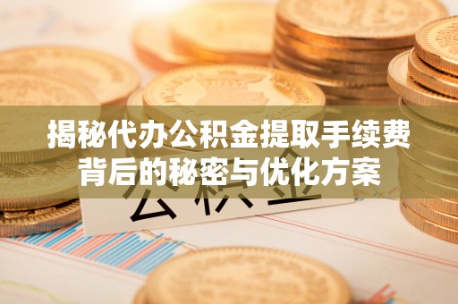 琼海揭秘代办公积金提取手续费背后的秘密与优化方案